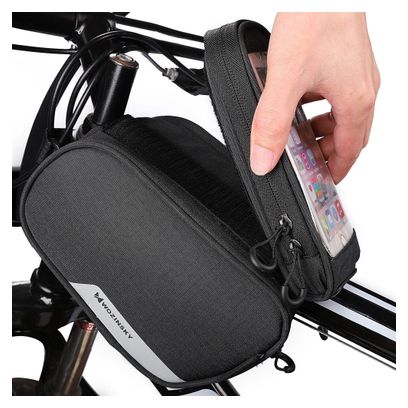Sacoche de vélo + housse détachable jusqu'à 6 5  1 5l noire