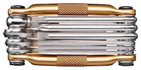 CRANK BROTHERS Multi Tool features 10 Gold / Black