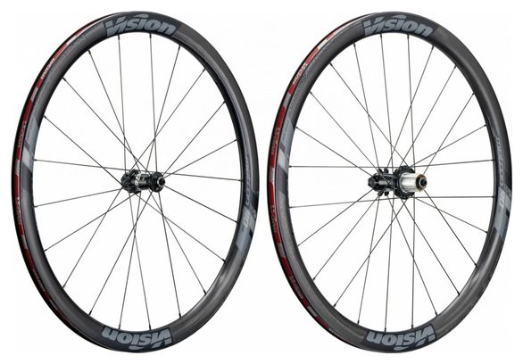 Paire de Roues Vision Metron 40 SL Disc Carbon Tubeless Ready | 9/12/15x100 - 9x130/12x142mm