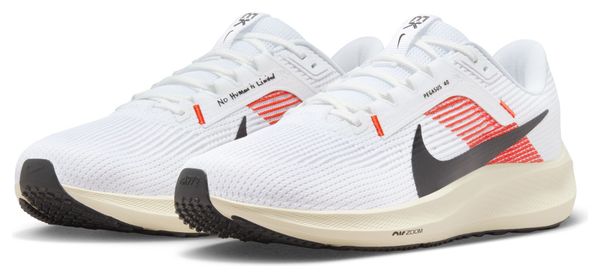 Nike Air Zoom Pegasus 40 Kipchoge Laufschuhe Weiß Rot