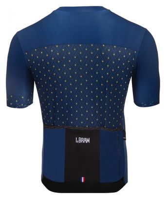 LeBram Luz Ardiden Navy Blue Short Sleeve Jersey Tailored Fit