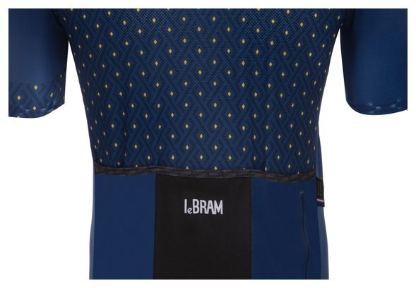 LeBram Luz Ardiden Navy Blue Short Sleeve Jersey Tailored Fit