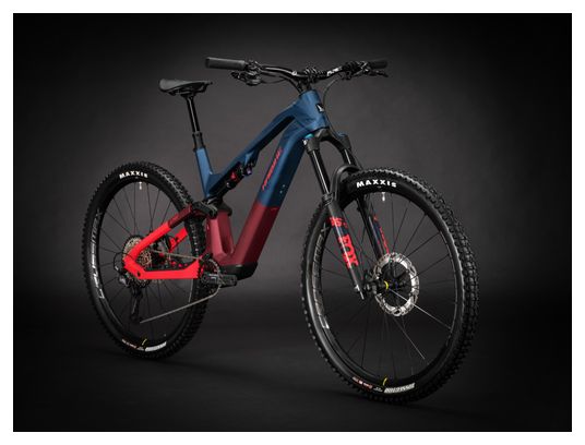 Haibike Lyke CF 11 Electric Full-Suspension MTB Shimano XT 12S 430Wh 29'' Blue Red 2024