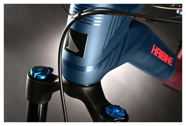 Haibike Lyke CF 11 Elektrische Volledig geveerde MTB Shimano XT 12S 430Wh 29'' Blauw Rood 2024
