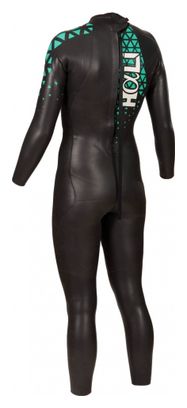 Mako Hali Plus Black Green Women's Neoprene Wetsuit