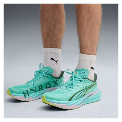 Puma x Hyrox Deviate Nitro 4 Running Shoes, Green, Men's