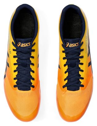 Asics Hyper LD 6 Orange/Blau Unisex-Leichtathletikschuh