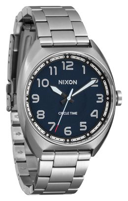 Nixon Mullet Steel Zilver/Blauw Unisex Horloge