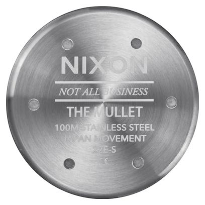 Nixon Mullet Steel Unisex Watch Silver/Blue