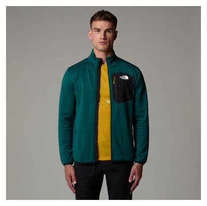 The North Face Crest Full Zip Fleec Jas Groen Heren