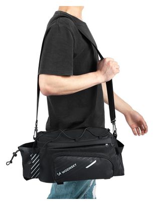 Sacoche vélo 9L avec bandoulière Noir