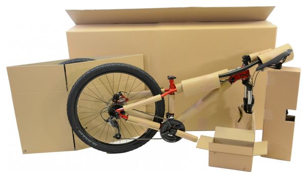 Komplettes Fahrrad-Versandbox-Kit
