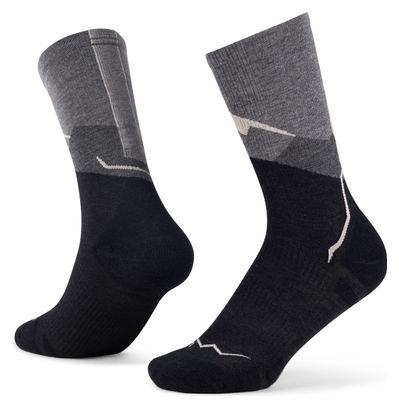 Calze Buff Mid LW Merino Nero
