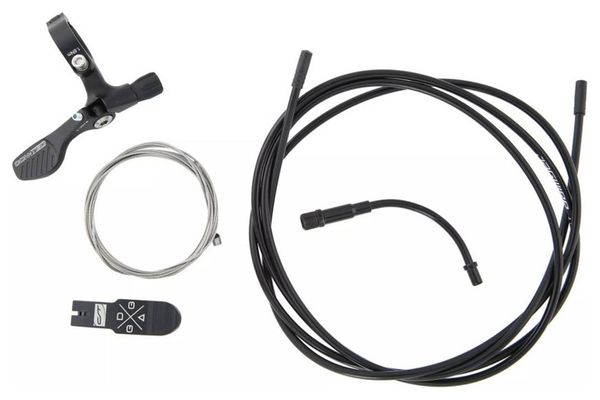 Tige de Selle Télescopique Contec Drop A Gogo Passage Interne Noir (Avec Commande)