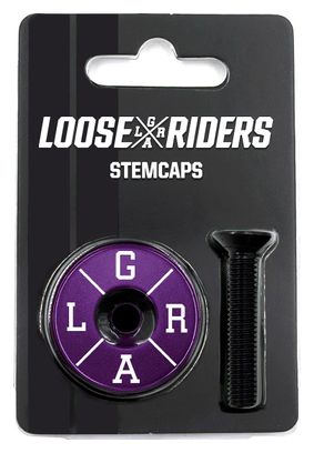 Loose Riders X-Logo Purple Steering Cap