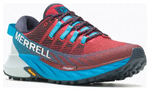 Chaussures de Trail Merrell Agility Peak 4 Rouge/Bleu