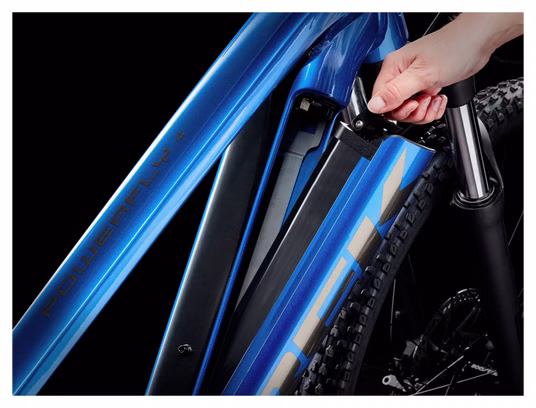 Trek Powerfly 4 Shimano Deore 10V 625Wh 29'' Blue Alpine Gen 4 Semi-Rigid Elektrische Mountainbike