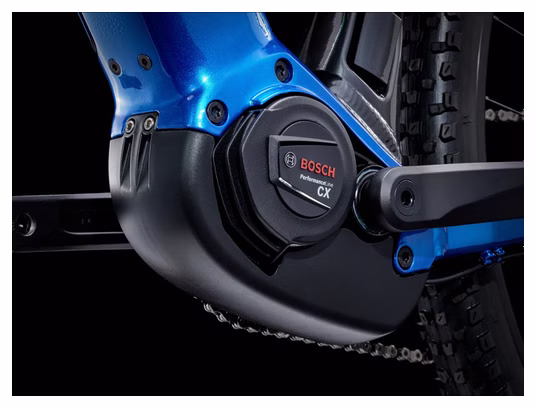 Trek Powerfly 4 Shimano Deore 10V 625Wh 29'' Blue Alpine Gen 4 Semi-Rigid Elektrische Mountainbike