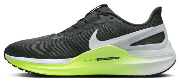 Nike Air Zoom Structure 25 Laufschuhe Grau Weiß Gelb
