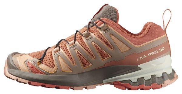 Chaussures de Trail Running Femme Salomon XA Pro 3D v9 Rose