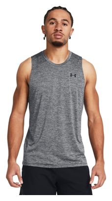 Under Armour Tech Tank Grijs Heren