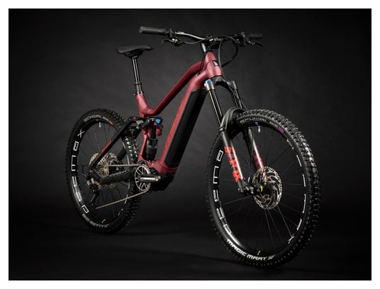 Haibike Nduro 7 Shimano SLX 12V 720 Wh 27''/29'' Bordeaux/Zwart Volledig geveerde elektrische mountainbike 2024