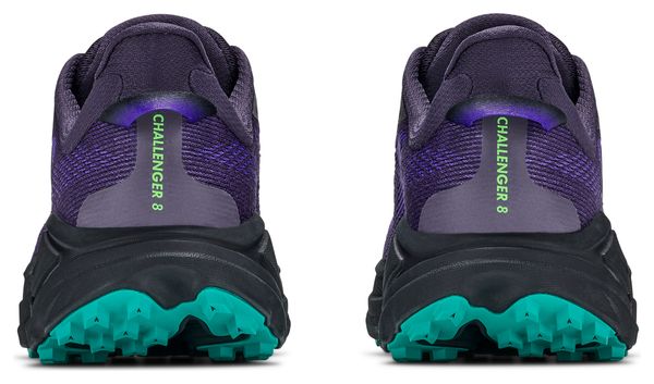 Hoka Challenger 8 Herren-Trailrunningschuhe Lila/Schwarz