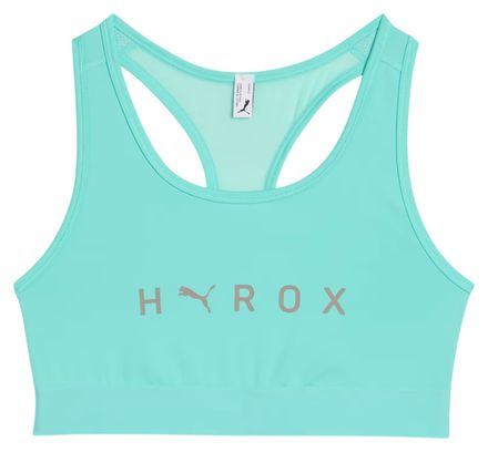Puma x Hyrox Mid Green Women's Sports Bra