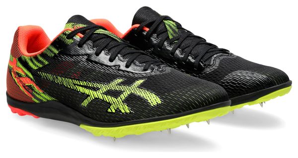 Chaussures d'Athlétisme Asics Resurgence XC Noir/Jaune/Rouge Unisexe