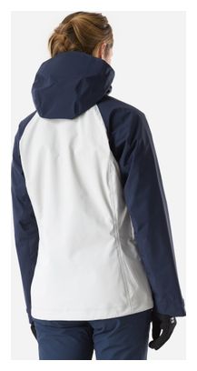Chaqueta impermeable Millet Kamet Gore-Tex azul/blanca para mujer