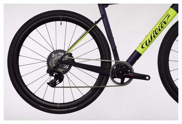 Vélo de Gravel Wilier Triestina Rave SLR Sram Force XPLR eTap AXS 12V 700 mm Violet Ivar Slik x Maap 