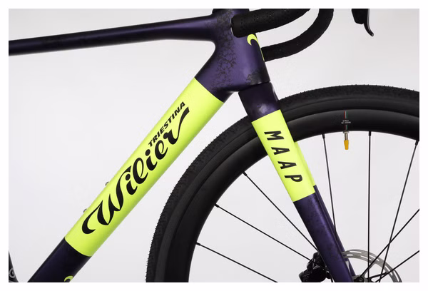 Vélo de Gravel Wilier Triestina Rave SLR Sram Force XPLR eTap AXS 12V 700 mm Violet Ivar Slik x Maap 