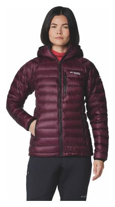 Columbia Arctic Crest donsjack met capuchon paars