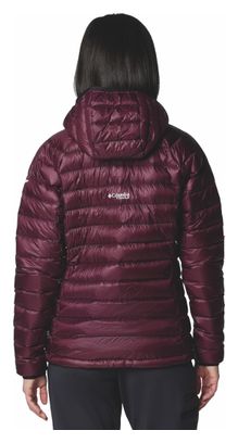 Columbia Arctic Crest donsjack met capuchon paars