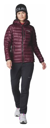 Chaqueta de plumón con capucha Columbia Arctic Crest para mujer, morada