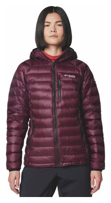 Columbia Arctic Crest donsjack met capuchon paars