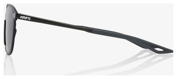 Gafas 100% Legere Round Negras/Lentes ahumadas