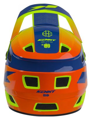 Casco integrale Kenny Elite Navy Neon Yellow