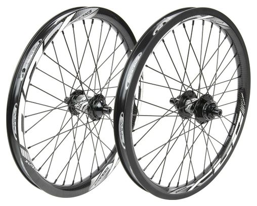 Excess XLC-3 Pro 20'' BMX Wheelset | 10 mm | 36 Holes Black