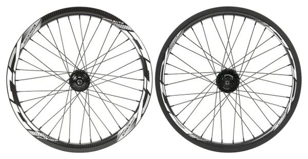 Excess XLC-3 Pro 20'' BMX Wheelset | 10 mm | 36 Holes Black