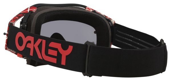 Oakley Airbrake MX Veiligheidsbril Rood Eddie / Donkergrijs / Ref : OO7046-G7