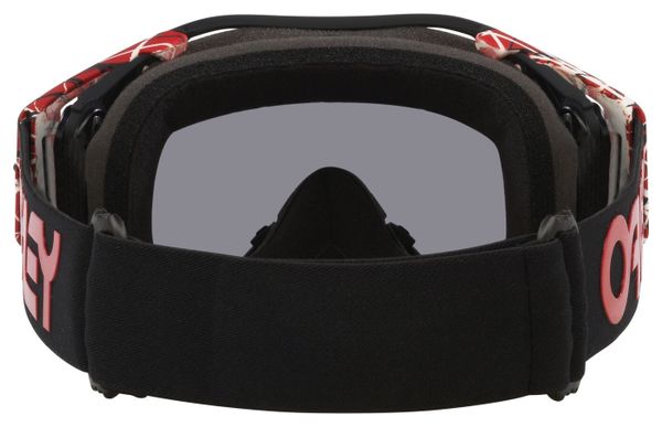 Oakley Airbrake MX Veiligheidsbril Rood Eddie / Donkergrijs / Ref : OO7046-G7