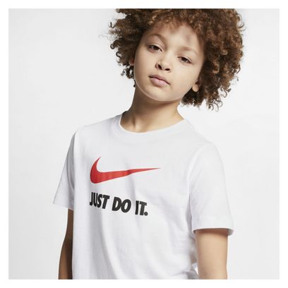 Nike Sportswear JDI Camiseta de manga corta para niños blanca