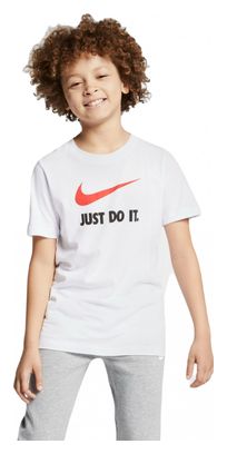 T-Shirt Manches Courtes Enfant Nike Sportswear JDI Blanc 