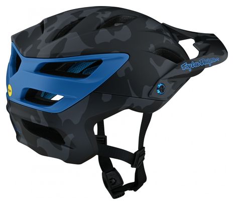 Troy Lee Designs A3 Mips Uno Camo Blue Helm