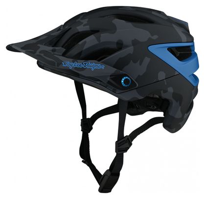 Troy Lee Designs A3 Mips Uno Camo Blue Helm