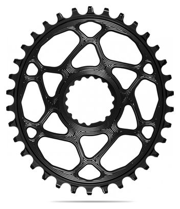 AbsoluteBlack Direct Mount Oval Cannondale Hollowgram Narrow Wide Chainring 12 S Black