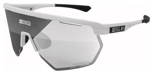 Scicon Sports Aerowing Lunettes De Soleil De Performance Sportive (Scnpp Silver Fotocromic/Luminosité Blanche)