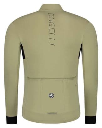 Maillot Manches Longues Velo Rogelli Distance Homme Sable