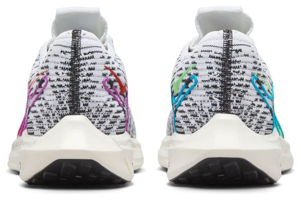 Nike Pegasus Turbo Flyknit Next Nature Hardloopschoenen Wit Multikleur